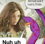 Rating: s
ID: 3631278
Date: 2022-10-16 15:05:47 -0400
Status: active
Score: 600
2022 christianity cobra comment_chain countershading dialogue duo english_text eve_(biblical_figure) eyebrows fangs female feral hair hi_res human humor keeshee lamarian leaf lol_comments looking_at_another mammal meme ncs open_mouth parody religion reptile scalie serpent_(book_of_genesis) shitpost snake snake_hood teeth text post #3631278