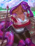 Rating: s
ID: 2724242
Date: 2021-05-03 17:57:32 -0400
Status: active
Score: 382
2021 3:4 5_fingers anthro belly belly_overhang bench big_breasts breasts countershading crystal day detailed_background digital_media_(artwork) fantasy female fingers gem hinduism india indian keeshee lamarian leaf levelviolet non-mammal_breasts open_mouth outside punjabi pupils purple_body purple_scales religion reptile scales scalie sky slightly_chubby slit_pupils snake solo staff tail teeth thick_thighs tongue town yellow_eyes post #2724242