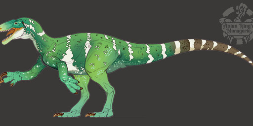 Rating: s
ID: 4547394
Date: 2024-01-20 18:18:00 -0500
Status: active
Score: 10
absurd_res ambiguous_gender avian-king biped claws dinosaur feral green_body hi_res megaraptor open_mouth prehistoric_species reptile scalie sharp_teeth solo tail teeth theropod post #4547394
