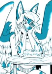 Rating: s
ID: 4783796
Date: 2024-05-14 23:30:27 -0400
Status: active
Score: 8
2024 anthro arati arativulpes birthday_cake cake candle chair claws clothing dessert digital_drawing_(artwork) digital_media_(artwork) fangs feathered_wings feathers female fexneel_(character) fluffy_ears food fur furniture hair hi_res kero_tzuki mammal monochrome on_chair pawpads poncho simple_background sitting sitting_on_chair sketch smile snout solo striped_body striped_fur stripes table teeth watermark wings post #4783796