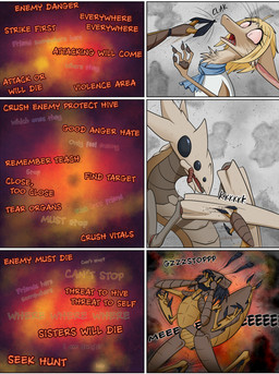 Rating: s
ID: 5674451
Date: 2025-06-29 00:04:17 -0400
Status: active
Score: 46
anthro arthropod attack baxxid blonde_hair cerci_(anatomy) comic english_text female group hair hi_res indrel kalgkur lopin losing_control male mammal nude out-of-placers pink_eyes text trio valsalia yannit yinglet post #5674451