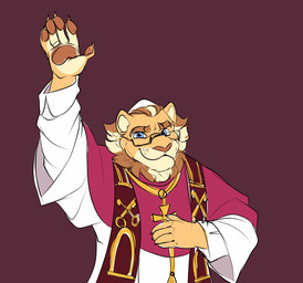 Rating: s
ID: 5558441
Date: 2025-05-08 18:28:22 -0400
Status: active
Score: 39
2025 5_fingers absurd_res anthro blue_eyes catholicism christianity claws clothed clothing eyebrows eyewear felid fingers glasses hi_res lion male mammal pantherine pawpads pope pope_leo_xiv religion solo tonydunkel post #5558441
