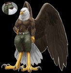 Rating: s
ID: 4220380
Date: 2023-08-08 00:12:51 -0400
Status: active
Score: 16
2023 absurd_res accipitrid accipitriform alcander alpha_channel anthro athletic avian avian_feet bald_eagle beak bird black_claws bottomwear brown_body brown_feathers claws clothing cutaway dsw7 eagle feathered_wings feathers feet hand_on_hip hi_res male pants scales sea_eagle shirtless shirtless_male solo tail tail_feathers talon_hands talons toes white_body white_feathers wings yellow_beak yellow_body yellow_eyes yellow_scales post #4220380