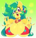 Rating: s
ID: 4862605
Date: 2024-06-18 16:49:42 -0400
Status: active
Score: 35
2023 5_claws 5_fingers absurd_res anthro bare_shoulders bell bell_collar big_breasts bikini black_eyebrows black_mouth black_nose blue_buckle blue_pupils blue_star bra breasts bust_portrait claws cleavage clothed clothing collar colored digital_media_(artwork) domestic_cat ear_accessory eye_through_hair eyebrow_through_hair eyebrows eyelashes eyelashes_through_hair felid feline felis female finger_claws fingers front_view fur glistening glistening_body glistening_bra glistening_clothing glistening_eyes glistening_fur glistening_hair glistening_underwear gradient_background green_background green_hair green_stripes hair head_tilt hi_res huge_breasts jingle_bell jingle_bell_collar looking_at_viewer mammal mango_(3mangos) open_mouth open_smile orange_pawpads outline pawpads pointy_ears portrait prick_ears pupils red_bikini red_bikini_top red_clothing red_collar red_eyes red_star red_swimwear red_tongue simple_background smile solo star_accessory strap_pull striped_cheeks stripes swimwear symbol-shaped_pupils tongue toxicsoul77 translucent translucent_hair tuft two-piece_swimsuit underwear unusual_pupils white_outline wide_eyed yellow_body yellow_claws yellow_ears yellow_fur yellow_inner_ear yellow_star yellow_tuft post #4862605