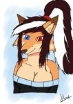 Rating: s
ID: 4149209
Date: 2023-07-04 00:41:00 -0400
Status: active
Score: 7
2023 absurd_res accessory anthro black_hair blue_eyes bow_ribbon canid canine clothed clothing digital_drawing_(artwork) digital_media_(artwork) elizabeth_fox eqf18 fan_character female fox hair hair_accessory hair_bow hair_ribbon half-length_portrait hi_res mammal ponytail portrait red_eyes ribbons smile solo watercolor_background watermark post #4149209