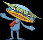 Rating: s
ID: 5590195
Date: 2025-05-22 05:19:22 -0400
Status: pending
Score: 0
alpha_channel ambiguous_gender asian_mythology beak blue_body blue_skin east_asian_mythology feral full-length_portrait japanese_mythology kappa level-5 looking_at_viewer mythology official_art open_mouth portrait simple_background solo transparent_background unknown_artist walkappa_(yo-kai_watch) x_belly_button yo-kai_watch yokai post #5590195