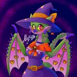 Rating: s
ID: 3677297
Date: 2022-11-07 17:29:25 -0500
Status: active
Score: 24
1:1 2022 abstract_background alyrise anthro anthrofied belt breasts capcom choker claws cleavage clothed clothing dragon dreadqueen_rathian dress eyelashes female green_body green_scales half-length_portrait halloween hat headgear headwear hi_res holidays humanoid_pointy_ears jewelry long_neck membrane_(anatomy) membranous_wings monster_hunter multicolored_body multicolored_scales mythological_creature mythological_scalie mythology necklace open_mouth open_smile pointy_ears portrait purple_body purple_eyes purple_scales rath_wyvern rathian realistic_wings ribbons scales scalie shawl smile solo spiked_tail spikes spikes_(anatomy) tail two_tone_body two_tone_scales wide_hips wing_claws wing_spikes winged_arms wings witch_hat yellow_sclera post #3677297