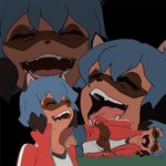 Rating: s
ID: 2203900
Date: 2020-04-05 11:25:01 -0400
Status: active
Score: 622
1:1 anthro blue_hair brand_new_animal brown_body brown_fur canid canine clothed clothing coreat eyes_closed female female_anthro fluffy fluffy_tail fur hair jacket laugh laughing_tom_cruise mammal meme michiru_kagemori multiple_positions open_mouth raccoon_dog reaction_image redraw solo studio_trigger tail tanuki topwear unavailable_at_source post #2203900