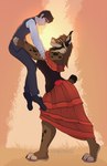 Rating: s
ID: 5610357
Date: 2025-05-30 21:34:18 -0400
Status: active
Score: 27
anthro bobcat bodice bottomwear breasts brown_body brown_fur brown_hair clothed clothing costume dancing dress duo energy_(energyvector) energyvector felid feline female flower fur hair hi_res human iberian_lynx long_hair lynx male male/female mammal plant red_bottomwear red_clothing red_skirt red_sleeves ronja_lo rose_(flower) skirt smile tail tango_(dance) post #5610357