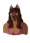 Rating: s
ID: 5584031
Date: 2025-05-19 15:21:44 -0400
Status: pending
Score: 0
absurd_res anthro breasts calm canid canine canis chubby_girly clothing dennismitterer domestic_dog eyebrows female german_shepherd hair half-closed_eyes herding_dog hi_res long_hair mammal mane mane_hair messy_hair narrowed_eyes natural overweight pastoral_dog pink_clothing pink_shirt pink_tank_top pink_topwear portrait pretty_face shirt shy_smile smile smirk snout solo tank_top thick_eyebrows topwear post #5584031