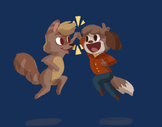 Rating: s
ID: 779840
Date: 2015-12-04 19:28:01 -0500
Status: active
Score: 5
4_fingers alpha_channel animal_crossing anthro barefoot big_eyes big_head bottomwear brown_body brown_fur brown_hair brown_nose canid canine canis casual_nudity clothed clothing digby_(animal_crossing) dipstick_tail domestic_dog duo eye_contact featureless_crotch feet fingers footwear freckles fully_clothed fur gesture hair high_five hybrid jacket jumping looking_at_another male mammal markings mephitid multicolored_tail nintendo nude open_mouth open_smile pants procyonid raccoon raised_arm saracastically_(artist) shih_tzu shoes short_hair side_view simple_background skunk smile tail tail_markings tealmarket toony topwear toy_dog transparent_background post #779840