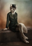 Rating: s
ID: 1175060
Date: 2017-03-28 11:30:54 -0400
Status: active
Score: 74
abstract_background alex_(bering) anthro arctic_fox barefoot biped blue_eyes bottomwear canid canine clothed clothing crossed_legs digitigrade ears_up feet female fox fur grey_body grey_fur hat headgear headwear humanoid_hands inner_ear_fluff jacket johis looking_at_viewer mammal necktie portrait shirt sitting skirt solo topwear true_fox tuft uniform post #1175060