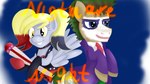 Rating: s
ID: 5156264
Date: 2024-11-02 13:15:33 -0400
Status: active
Score: 3
16:9 alternate_hairstyle baseball_bat bat_(object) batman_(series) cosplay crossover crossover_cosplay dc_comics derpy_hooves_(mlp) doctor_whooves_(mlp) duo earth_pony equid equine female friendship_is_magic halloween harley_quinn hasbro hi_res holidays horse jbond joker_(2019_film) male mammal my_little_pony mythological_creature mythological_equine mythology pegasus pony standing text widescreen wings post #5156264