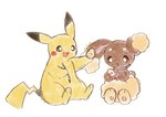 Rating: s
ID: 5666189
Date: 2025-06-25 04:09:00 -0400
Status: active
Score: 22
2025 brown_body brown_eyes brush buneary cheek_spots duo easter easter_egg egg female fur generation_1_pokemon generation_4_pokemon hi_res holding_brush holding_easter_egg holding_egg holding_object holidays male mouth_closed nintendo open_mouth open_smile pawpads paws pikachu piyolondres pokemon pokemon_(species) pupils red_cheeks scut_tail short_tail simple_background sitting smile tail tongue white_background white_pupils yellow_body yellow_tail post #5666189