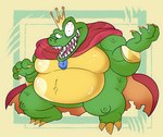 Rating: s
ID: 5557534
Date: 2025-05-08 10:59:02 -0400
Status: active
Score: 5
2024 3_toes 5_fingers anthro arms_bent black_eyes bracelet cape claws clothing colored crown digital_drawing_(artwork) digital_media_(artwork) donkey_kong_(series) drememoto english_description featureless_crotch feet finger_claws fingers full-length_portrait gold_(metal) gold_bracelet gold_jewelry green_body green_scales headgear hi_res jewelry king king_k._rool kremling male male_anthro musclegut muscular muscular_anthro muscular_male navel nintendo obese obese_anthro obese_male open_mouth open_smile outie_navel outline overweight overweight_anthro overweight_male pantsless_anthro pantsless_male pink_tongue portrait red_cape red_clothing royalty scales scalie shaded sharp_teeth shirtless_anthro shirtless_male simple_background smile smiling_at_viewer solo standing teeth toe_claws toes tongue torn_cape torn_clothing veiny_eye white_outline yellow_claws post #5557534