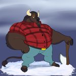 Rating: s
ID: 2579296
Date: 2021-01-20 03:30:50 -0500
Status: active
Score: 5
1:1 anthro axe bison bluezgooz bovid bovine clothing felling_axe hi_res male mammal melee_weapon overweight overweight_anthro overweight_male solo weapon post #2579296