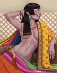 Rating: s
ID: 5590959
Date: 2025-05-22 15:13:04 -0400
Status: active
Score: 12
2024 5_fingers arm_support arm_tattoo arms_bent beaded_bracelet beaded_jewelry beads bench bingoblin black_eyes black_hair blush bracelet brown_body brown_skin clothed clothed_female clothed_humanoid clothing colored_nails convenient_censorship digital_drawing_(artwork) digital_media_(artwork) ear_piercing female fence fingernails fingers freckled_face freckles green_clothing hair hair_covering_nipples half-orc hand_behind_head hi_res humanoid humanoid_pointy_ears jewelry knife knife_sheath leaning_on_elbow light lighting long_hair nails navel necklace nomir_(bingoblin) not_furry on_bench orange_clothing orc piercing pink_clothing pointy_ears robe shaded sitting sitting_on_bench solo tattoo tusk_accessory tusks white_fingernails white_nails yellow_clothing yellow_robe post #5590959