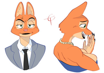 Rating: s
ID: 5671803
Date: 2025-06-27 18:08:52 -0400
Status: active
Score: 3
absurd_res canid canine clothing diane_foxington dreamworks dress female fox headshot_portrait hi_res mammal portrait smile suit_and_tie tagme the_bad_guys toonarscontent post #5671803