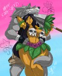 Rating: s
ID: 5481707
Date: 2025-04-04 13:00:18 -0400
Status: active
Score: 12
2025 4_fingers anthro big_breasts black_hair black_nose bottomwear breasts canid canine canis clothed clothed_anthro clothed_female clothed_human clothed_male clothing duo english_text female female_human female_on_anthro fingerless_gloves fingers fur gloves grey_body grey_fur hair handwear hi_res hula_girl_(shonuff) human human_on_anthro humanoid_hands interspecies leaf_clothing leaf_skirt male male/female male_anthro male_on_human mammal melee_weapon navel plant_clothing plant_skirt polearm shonuff shorts shred_(shonuff) spear tail teeth text topwear vest weapon wolf wraps wrist_wraps post #5481707