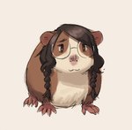 Rating: s
ID: 5535672
Date: 2025-04-28 04:55:39 -0400
Status: active
Score: 23
4_legs alternate_species anthro brown_body brown_fur brown_hair caviid chimeracauldron digital_media_(artwork) eyewear female fur glasses guinea_pig hair looking_at_viewer mammal multicolored_body rodent round_glasses simple_background solo trans_(lore) trans_woman_(lore) two_tone_body wearing_glasses white_background post #5535672