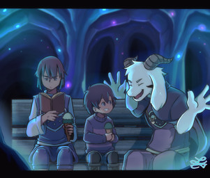 asriel_dreemurr bench book boss_monster caprine cavern chara_(undertale) delta_rune dessert food fur horn human ice_cream long_ears mammal protagonist_(undertale) srlevi undertale video_games white_fur
Rating: Safe
Score: 8
User: Alm-Pe
Date: May 25, 2018 asriel_dreemurr bench book boss_monster caprine cavern chara_(undertale) delta_rune dessert food fur horn human ice_cream long_ears mammal protagonist_(undertale) srlevi undertale video_games white_fur
Rating: Safe
Score: 8
User: Alm-Pe
Date: May 25, 2018