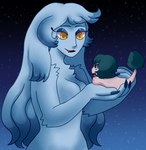 Rating: s
ID: 3966228
Date: 2023-04-01 20:50:42 -0400
Status: active
Score: 4
2023 blue_body blue_fur breasts creamteddies digital_drawing_(artwork) digital_media_(artwork) dipstick_tail duo eyelashes fangs felid female feral fur green_hair green_mane green_tail_tip hair happy humanoid mammal mane markings marusu_(unico) mother_(lore) mother_and_child_(lore) mythological_creature mythological_sphinx mythology night osamu_tezuka parent_(lore) parent_and_child_(lore) pupils size_difference smile sphinx_(unico) star tail tail_markings teeth unico_(series) yellow_body yellow_eyes yellow_fur yellow_pupils post #3966228