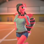 Rating: s
ID: 4540839
Date: 2024-01-17 06:21:35 -0500
Status: active
Score: 43
1:1 3d_(artwork) accessory anthro anthrofied backpack belt black_mane blurred_background bottomwear breasts choker clothed clothing collar demon denim denim_bottomwear denim_clothing denim_shorts digital_media_(artwork) equid equine fan_character fangs female gym hair hand_on_hip hasbro hi_res holding_object holding_skateboard holding_with_tail horn horse hotpants humanoid_pointy_ears humble_heat jewelry long_tail looking_aside looking_away mammal mane medium_breasts membrane_(anatomy) membranous_wings model multi_ear my_little_pony necklace olkategrin on_one_leg patreon pointy_and_animal_ears pointy_ears pony pose red_body school shorts skateboard small_wings smile solo source_filmmaker_(artwork) spiked_collar spikes standing tail tail_aside tail_hold teeth topwear vehicle wallpaper widescreen wings wrinkled_nose young post #4540839
