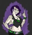 Rating: s
ID: 423054
Date: 2014-01-04 09:11:54 -0500
Status: active
Score: 24
anthro blue_eyes breasts cleavage clothed clothing eyebrow_piercing facial_piercing female fish grey_body grey_skin grin hair jewelry lip_piercing lip_ring looking_at_viewer lyla marine narcotic_sprinkles navel navel_piercing necklace non-mammal_breasts piercing purple_hair ring_piercing shark smile solo post #423054
