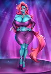 Rating: s
ID: 5601120
Date: 2025-05-26 23:11:21 -0400
Status: active
Score: 14
angel_cake_(darkstar239) anthro ashimaroo blue_body bottomwear bracelet breasts choker cleavage clothed clothing colored_nails dragon ear_fins equid equine eyelashes eyeshadow fan_character female fin fin_piercing fishnet_clothing fishnet_legwear footwear furgonomics furry-specific_piercing hair hands_on_hips hasbro hi_res high_heels hybrid jewelry kirin legwear lips lipstick long_nails looking_at_viewer makeup mammal my_little_pony mythological_creature mythological_scalie mythology nails necklace piercing pink_eyes pink_eyeshadow pink_hair pink_lips pink_lipstick pink_nail_polish pink_nails pink_tail scalie shoes skirt solo sparkles tail wide_hips post #5601120