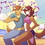 Rating: s
ID: 3028587
Date: 2021-11-16 14:55:29 -0500
Status: active
Score: 140
1:1 2021 4_fingers action_pose anthro blue_bottomwear blue_clothing blue_eyes blue_pants book_of_lust bottomwear bra brother_(lore) brother_and_sister_(lore) brown_body brown_fur brown_hair canid canine canis cassandra_hart clothing cloud crop_top cute_fangs duo fangs female fingers fur hair hand_on_leg hand_on_thigh hotpants humor inner_ear_fluff jake_hart japanese_text jojo's_bizarre_adventure kanashiipanda male mammal meme menacing_(meme) midriff motion_lines onomatopoeia outside pants pose possession pupils purple_bottomwear purple_clothing purple_shirt purple_shorts purple_tank_top purple_topwear red_eyes red_pupils sand sea shirt shorts sibling_(lore) sister_(lore) sound_effects sports_bra succubus_(book_of_lust) tan_body tan_fur tank_top teeth text thick_thighs topwear tuft underwear water white_body white_fur wolf post #3028587