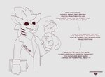Rating: s
ID: 3196909
Date: 2022-02-26 23:17:01 -0500
Status: active
Score: 60
anthro clothing coat english_text goobit heartbeats hi_res lab_coat lecture series_(disambiguation) signature sketch solo text topwear post #3196909