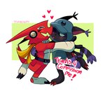 Rating: s
ID: 5536578
Date: 2025-04-28 17:00:35 -0400
Status: active
Score: 9
anthro bandai_namco black_body black_fur blackgatomon_uver. blush clothing digimon digimon_(species) duo electronics eyes_closed fur headphones heart_symbol hi_res hoodie hug male pirruwan red_body scalie scarf shoutmon shoutmon_(king_ver.) smile topwear post #5536578