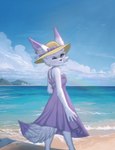 Rating: s
ID: 5112067
Date: 2024-10-13 12:27:11 -0400
Status: active
Score: 35
2024 anthro beach blizzard_entertainment canid canine clothed clothing cloud digital_media_(artwork) dress female fennec_fox flakey_the_vulpera fox fur hat headgear headwear hi_res looking_at_viewer mammal max_fresnel outside sea seaside sky solo summer tail true_fox vulpera warcraft water post #5112067