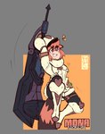 Rating: s
ID: 5610599
Date: 2025-05-30 23:39:22 -0400
Status: active
Score: 5
2023 absurd_res animal_humanoid canid canid_humanoid canine canine_humanoid clothed clothed_female clothed_humanoid clothing derpyfox_36 digital_drawing_(artwork) digital_media_(artwork) emanata english_text eye_through_hair eyebrow_through_hair eyebrows female female_humanoid front_view full-length_portrait geometric_background grey_background hair hat headgear headwear hi_res holding_object holding_weapon humanoid mammal mammal_humanoid markings mona_(derpyfox_36) motion_lines orange_eyebrows orange_eyes orange_hair orange_text portrait ring_(marking) ringed_tail simple_background smile solo striped_markings striped_tail stripes tail tail_markings tanuki_humanoid text translucent translucent_hair weapon white_text post #5610599
