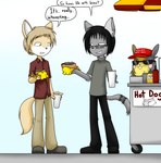 Rating: s
ID: 4340815
Date: 2023-10-08 16:44:10 -0400
Status: active
Score: 4
2021 anthro beverage black_eyes black_hair blue_eyes brown_body brown_fur buckteeth canid canine clothing dialogue digital_drawing_(artwork) digital_media_(artwork) domestic_cat english_text eyewear felid feline felis fingers fluffy fluffy_tail food fox fur generation_8_pokemon grey_body grey_fur group hair hat headgear headwear heterochromia hi_res hot_dog isaac_(monkeykinghero) ketchup long_tail make_america_great_again male mammal morpeko morpeko_(full_belly_mode) multicolored_body multicolored_fur mustard nintendo outside pokemon pokemon_(species) sandwich-anomaly scar short_hair simple_background smile sunglasses tail tan_body tan_fur teeth text trio two_tone_body two_tone_fur van_(sandwich-anomaly) vendor_stand whiskers white_body white_fur yellow_body yellow_fur post #4340815