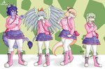 Rating: s
ID: 5581446
Date: 2025-05-18 14:15:01 -0400
Status: active
Score: 8
2024 3_horns 5_fingers abstract_background accessory alternate_costume amber_(snoot_game) amber_eyes anthro artist_name big_breasts blonde_hair blush bone_frill boots bottomwear breast_squish breasts cavemanon_studios ceratopsian clothing cynthia_(snoot_game) digital_drawing_(artwork) digital_media_(artwork) dinosaur eyelashes feathered_wings feathers female fingers footwear freckled_face freckles frill_(anatomy) green_hair grey_body grey_hair grey_scales group hadrosaurid hair hair_accessory hairband hi_res hoodie horn jacket_ignites legwear long_tail melissa_(snoot_game) multi_horn multicolored_body multicolored_scales open_mouth open_smile orange_body orange_scales ornithischian ornithopod pale_body pale_scales parasaurolophus pink_boots pink_clothing pink_footwear pink_hoodie pink_topwear prehistoric_species pterodactylus pterosaur purple_body purple_eyes purple_hair purple_scales purse reptile scales scalie sera_(snoot_game) shoes short_hair short_tail skirt smile snoot_game spiked_tail spikes spikes_(anatomy) squish stegosaurian stegosaurus tail teal_eyes text thigh_highs thyreophoran topwear triceratops twintails_(hairstyle) two_tone_body two_tone_scales watermark white_body white_clothing white_legwear white_scales white_thigh_highs wings yellow_eyes post #5581446