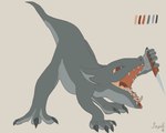 Rating: s
ID: 5651442
Date: 2025-06-18 15:57:18 -0400
Status: active
Score: 1
5:4 ambiguous_gender ass_up claws dweller_(sayeth) feral grey_body knife open_mouth sayeth simple_background simple_coloring teeth teeth_showing threatening_with_weapon tongue tongue_out post #5651442