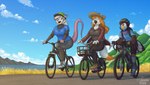 Rating: s
ID: 3737082
Date: 2022-12-07 08:41:27 -0500
Status: active
Score: 15
american_opossum anthro avian beak bicycle_helmet bird blue_jay breeze_(drdewott) chest_tuft corvid cycling day detailed_background female flannel group gryphon herm_(lore) hi_res jay_(bird) jay_(sammfeatblueheart) male mammal marsupial mountain mythological_avian mythological_creature mythology new_world_jay on_bike oscine outside passerine peachie_(peachbumz) sammfeatblueheart trio tuft virginia_opossum post #3737082