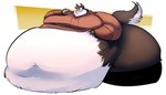 Rating: s
ID: 3822455
Date: 2023-01-19 22:37:35 -0500
Status: active
Score: 21
7:4 absurd_res anthro belly big_belly big_butt butt canid canine canis domestic_dog food hi_res huge_belly husky hyper hyper_belly male mammal morbidly_obese nordic_sled_dog obese overweight overweight_male rex_(disambiguation) solo spitz sweatpants_(artist) post #3822455