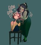 Rating: s
ID: 4654020
Date: 2024-03-12 20:02:03 -0400
Status: active
Score: 9
artsynada black_hair blush chair clothed clothing duo ear_piercing erin_solstice feet female front_view fully_clothed furniture goblin green_body green_skin hair head_scratch hi_res human humanoid humanoid_pointy_ears lips mammal piercing pointy_ears red_eyes red_hair scrubbing simple_background suds tattoo the_wandering_inn toes ulvama washing_hair post #4654020