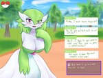 Rating: s
ID: 5663810
Date: 2025-06-23 23:47:45 -0400
Status: active
Score: 18
2025 3_fingers absurd_res avery_(shiney) bangs big_breasts black_eyebrows blue_sky blush blush_lines breasts busty_boy_(lore) chest_spike cleavage clothed clothing cloud dating_sim dialogue dress english_text eye_through_hair eyebrows eyelashes female female_humanoid fingers gardevoir generation_3_pokemon grass green_body green_clothing green_dress green_hair green_text hair heart_symbol hi_res humanoid kawma leaning leaning_forward long_hair looking_at_viewer love_ball multicolored_body multicolored_clothing multicolored_dress nintendo not_furry open_mouth outside pink_eyes pink_spikes pink_tongue plant pokeball pokemon pokemon_(species) pupils signature sky solo spikes spikes_(anatomy) standing stuttering talking_to_viewer text tongue translucent translucent_hair tree two_tone_body two_tone_clothing two_tone_dress white_body white_clothing white_dress post #5663810