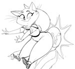 Rating: s
ID: 2204074
Date: 2020-04-05 14:00:33 -0400
Status: active
Score: 28
2020 anthro bottomwear butt butt_slam butt_squish butt_to_cheek clothed clothing dbaru digital_media_(artwork) domestic_cat duo extended_arms extended_legs face_squish felid feline felis female footwear head_on_butt head_turned jewelry jumping little_dogs_on_the_prairie male male/female mammal midair miss_kitty_(ldotp) monochrome necklace pants shirt shoes simple_background slam squish topwear violence whiskers white_background post #2204074