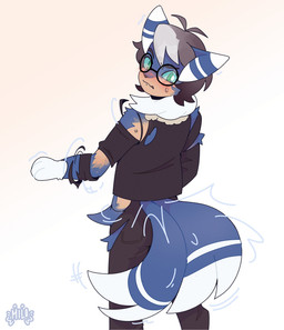 Rating: s
ID: 5414518
Date: 2025-03-05 19:10:27 -0500
Status: active
Score: 47
2_tails absurd_res blue_body blue_eyes blue_fur blush bodily_fluids clothed clothing dissolving_clothing domestic_cat eyewear felid feline felis feral folded_ears fur fur_growth generation_6_pokemon glasses growth hair hi_res human looking_back loss_of_dexterity male mammal meowstic multi_tail nintendo pokemon pokemon_(species) showolmes simple_background solo sweat sweatdrop tail tail_growth torn_clothing transformation white_background white_body white_fur post #5414518