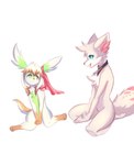 Rating: s
ID: 5299433
Date: 2025-01-10 18:19:55 -0500
Status: active
Score: 9
2023 absurd_res anthro blue_eyes bow_ribbon braixen chatting digital_media_(artwork) duo fakemon female fur generation_4_pokemon generation_6_pokemon green_body green_fur heterochromia hi_res inner_ear_fluff kneeling legendary_pokemon looking_at_another nintendo open_mouth pale_fur paws pink_nose pokemon pokemon_(species) ruka_vaporeon scarf shaymin simple_background sky_forme_shaymin tongue tuft white_background white_body white_fur xecho7x post #5299433
