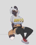 Rating: s
ID: 5037622
Date: 2024-09-08 15:17:02 -0400
Status: active
Score: 22
4:5 absurd_res african_wild_dog anthro awoos_diner big_breasts black_body black_fur bottomwear breasts brown_body brown_fur canid canine clothing crossed_feet female footwear fur grey_hair hair hands_behind_back hi_res hotpants huge_breasts legwear mammal markings mika_(devildjmachine) mortarionlordofdeath orange_eyes shirt shoes shorts sitting sneakers solo spots spotted_markings t-shirt text text_on_clothing text_on_shirt text_on_topwear thigh_highs topwear post #5037622