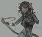 Rating: s
ID: 5643060
Date: 2025-06-14 23:49:14 -0400
Status: active
Score: 33
4_fingers anthro black_hair breasts claws clothing collar female finger_claws fingers fur gloves grey_body grey_fur hair handwear hi_res kiguri latex latex_clothing mammal pose red_eyes rodent simple_background skaven slim small_waist solo swimwear tail warhammer_(franchise) post #5643060