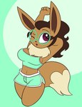 Rating: s
ID: 3563716
Date: 2022-09-12 23:15:24 -0400
Status: active
Score: 45
4_fingers anthro athletic athletic_female big_breasts big_ears bottomwear bra breasts brown_body brown_fur brown_hair cleavage clothed clothing conditional_dnp crop_top dativyrose digital_drawing_(artwork) digital_media_(artwork) dipstick_tail dolphin_shorts eevee eyewear female female_anthro fingers flat_colors front_view fur generation_1_pokemon glasses green_clothing green_topwear hair hotpants ivee_rose long_hair looking_up markings midriff navel nintendo one_eye_closed open_mouth pokemon pokemon_(species) pokemorph ponytail portrait raised_arm shirt shorts simple_background skimpy solo sports_bra stretching tail tail_markings thick_thighs three-quarter_portrait tight_clothing tongue topwear tuft underwear post #3563716