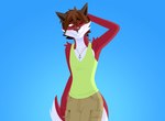 Rating: s
ID: 5194031
Date: 2024-11-20 10:20:19 -0500
Status: active
Score: 74
2024 4_fingers anthro backlighting black_eyebrows blue_background blue_fingernails blue_nails bottomwear brown_hair canid canine canis cel_shading clothing colored_nails digital_media_(artwork) embarrassed eyebrows fingernails fingers fur green_clothing green_shirt green_topwear hair hand_behind_head jewelry light lighting looking_offscreen male mammal multicolored_body multicolored_fur nails necklace nixxxbot one_eye_closed orange_eyes pants pockets red_body red_fur river_wolfe shaded shirt simple_background sleeveless_shirt smile solo tail tan_bottomwear tan_clothing tan_pants teeth toon_boom_harmony_(artwork) topwear two_tone_body two_tone_fur white_body white_fur wolf post #5194031
