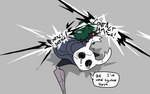 Rating: s
ID: 3247243
Date: 2022-03-28 13:30:36 -0400
Status: active
Score: 12
2022 ambiguous_gender bodily_fluids dialogue duo english_text holding_object holding_weapon hollow_knight mosscreep rickleone speech_bubble team_cherry tears text the_knight_(hollow_knight) vessel_(species) weapon post #3247243