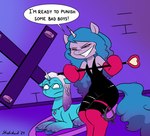 Rating: s
ID: 4636580
Date: 2024-03-03 18:55:11 -0500
Status: active
Score: 17
2024 auroricorn bondage_furniture clothing comet_(mlp) cosplay crossover crossover_cosplay equid equine eyewear female feral glasses hasbro hazbin_hotel hi_res horn izzy_moonbow_(mlp) jewelry male mammal mlp_g5 my_little_pony mythological_creature mythological_equine mythology necklace niffty_(hazbin_hotel) riding_crop saint_andrew's_cross smile strebiskunk unicorn voice_actor_joke whip post #4636580